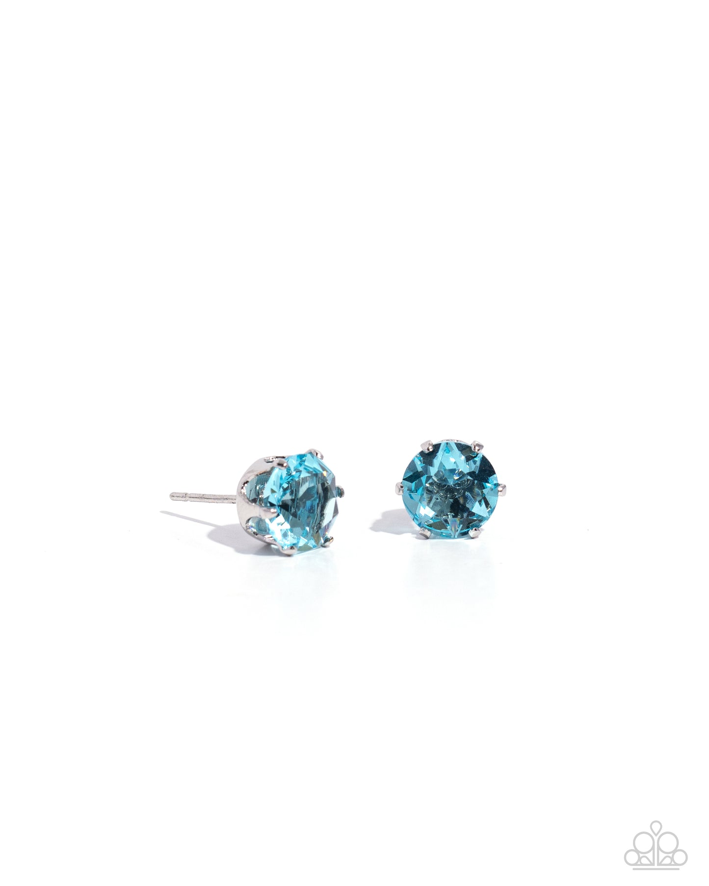 Paparazzi Accessories-Breathtaking Birthstone Blue Rhinestone Earrings