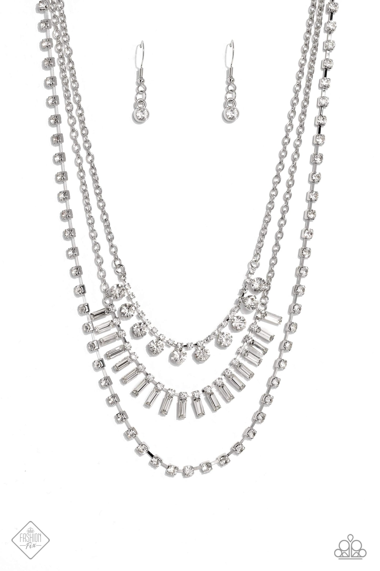 Paparazzi Accessories-Dripping In Stardust April 2023 FF Necklace Set