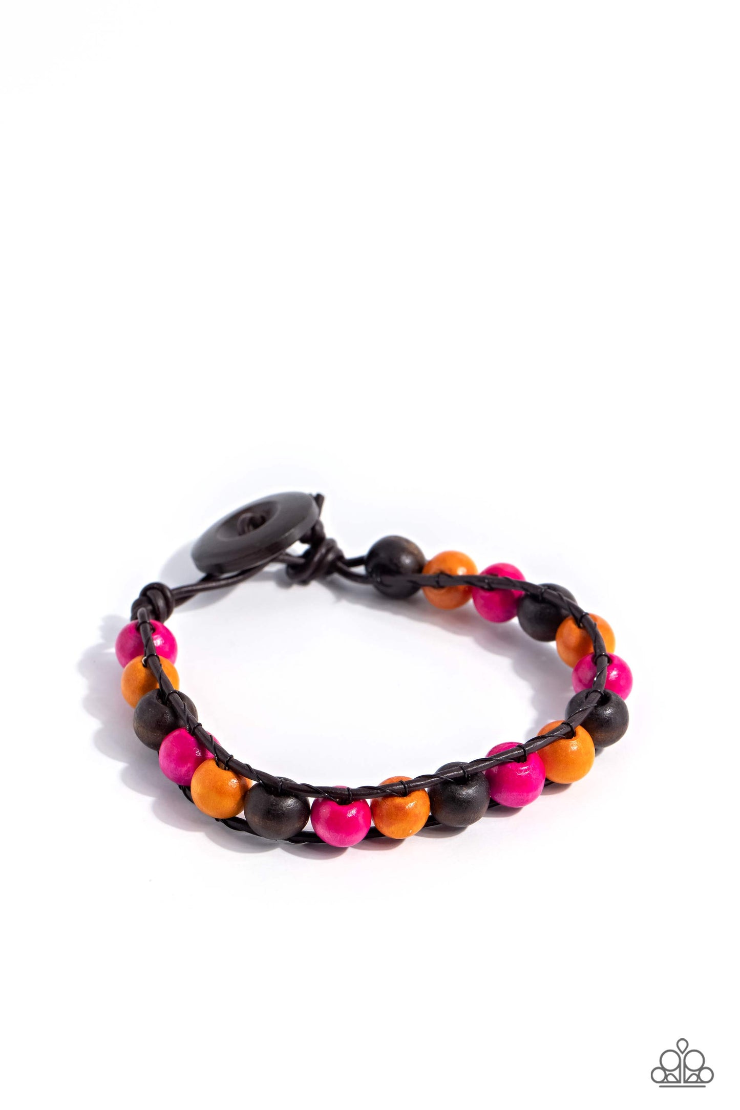 Paparazzi Accessories-Epic Explorer Multi Colored Wooden Bead Bracelet
