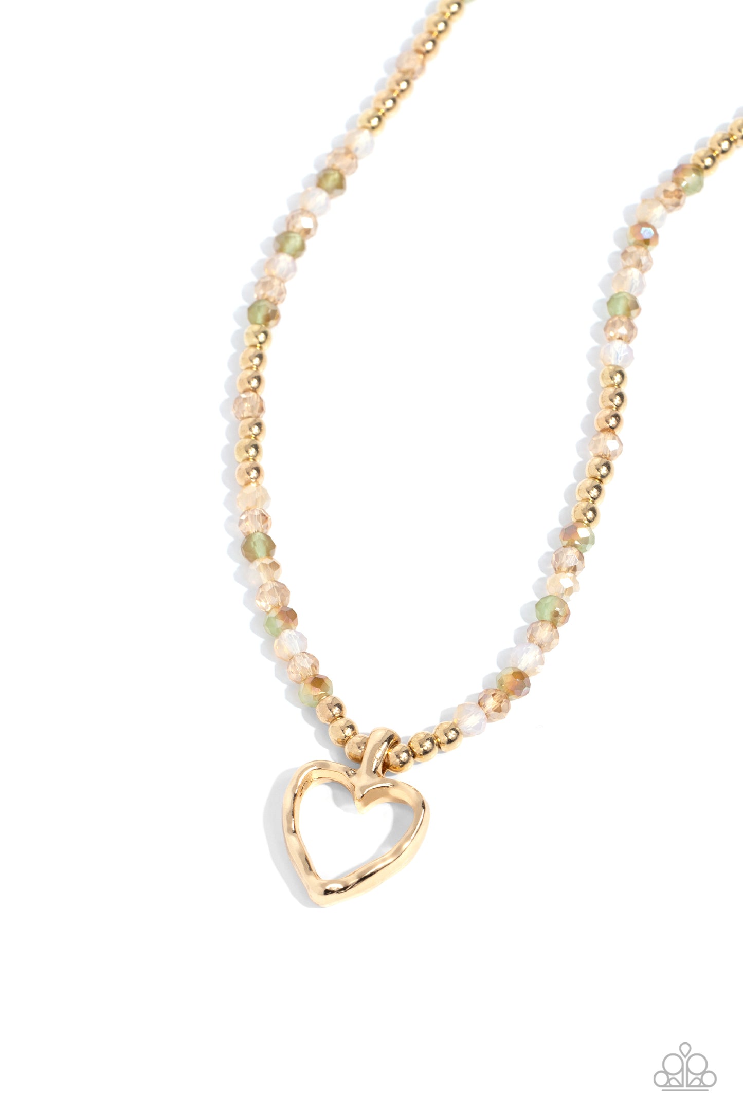 Paparazzi Accessories-Flashy Fairy Tale Brown Bead Necklace Set