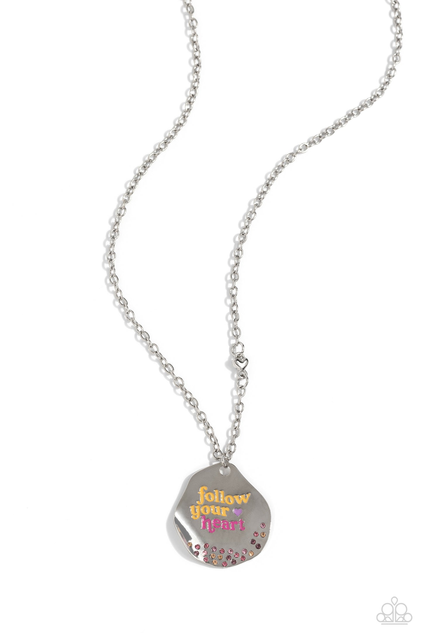 Paparazzi Accessories-Honor Your Heart Multi Rhinestone Pendant Set