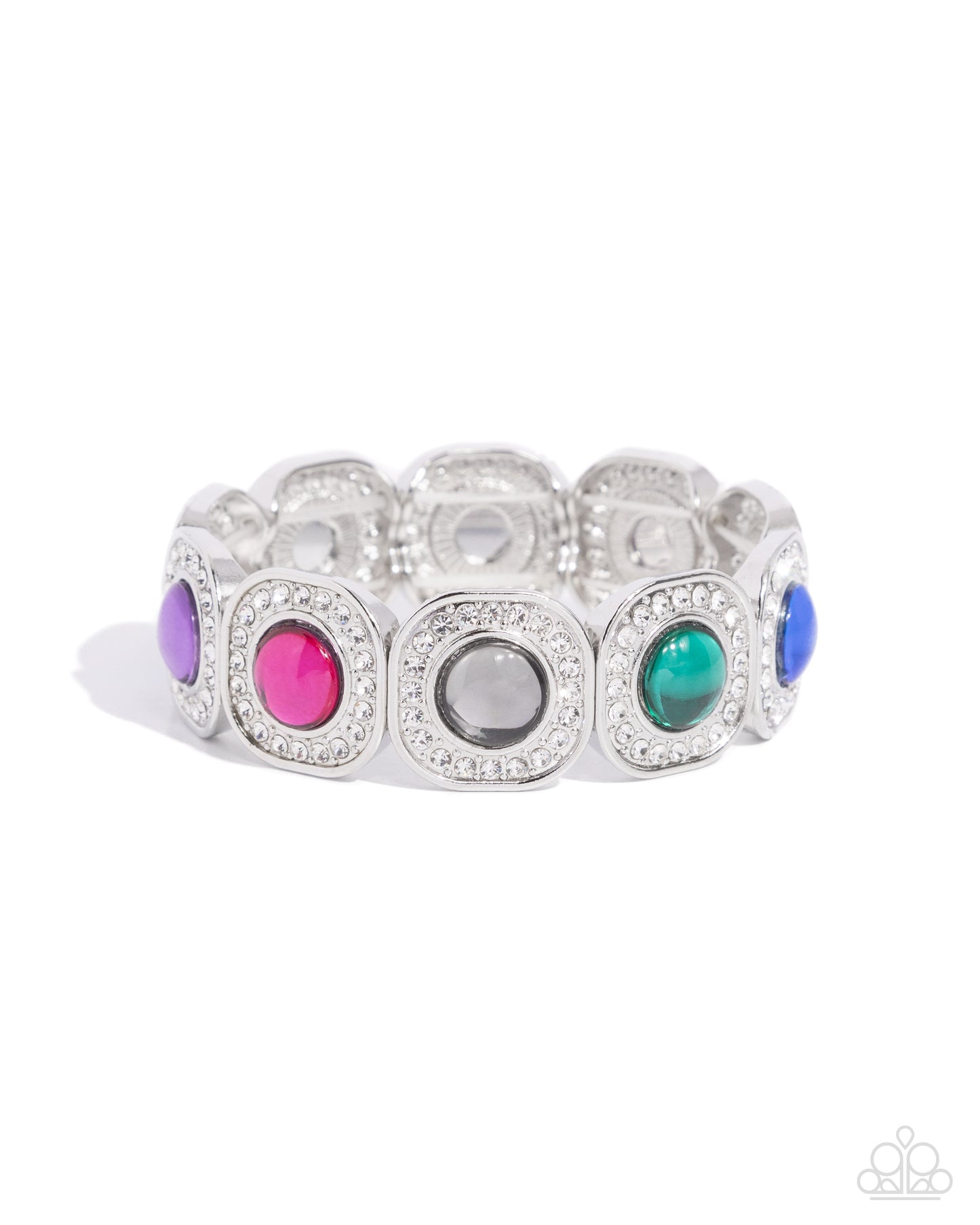 Paparazzi Accessories-Reflective Relic Multicolored Round Bead Bracelet