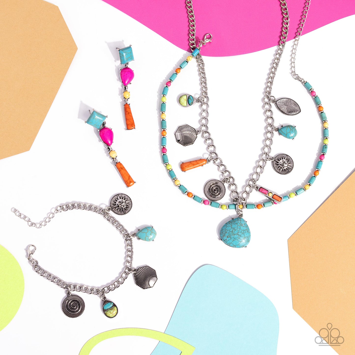 Paparazzi Accessories-Simply Santa Fe Feb.2024 Complete Trend Blend