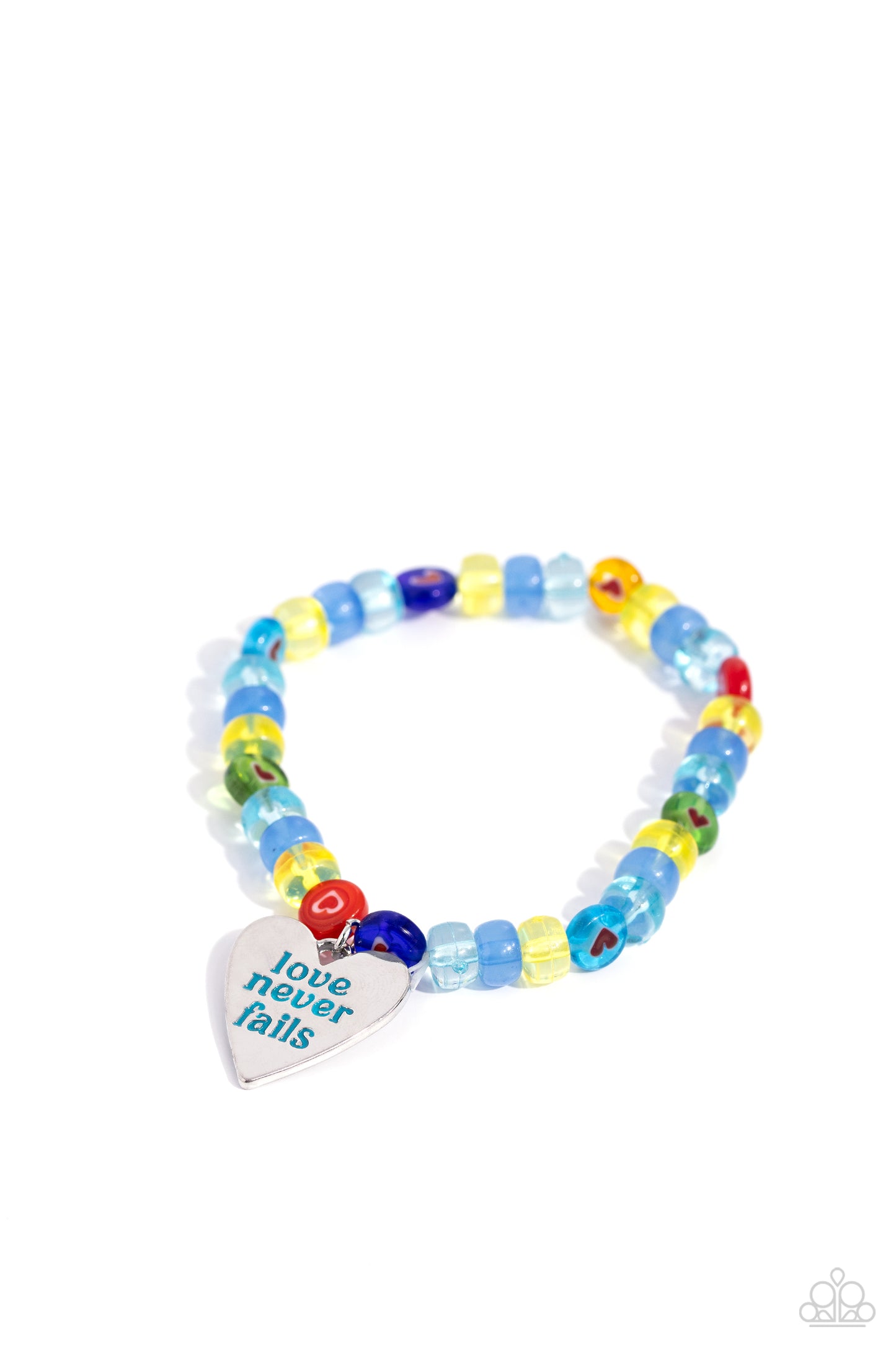 Paparazzi Accessories-Unstoppable Love Multi Beads Heart Bracelet