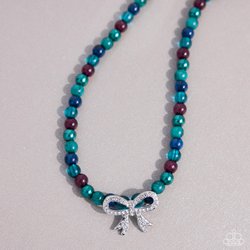 Paparazzi Accessories-Elegant Empress Aventurine Bead Necklace Set