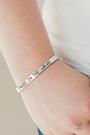 Paparazzi Accessories-Trust in the Lord Silver Cuff Bracelet
