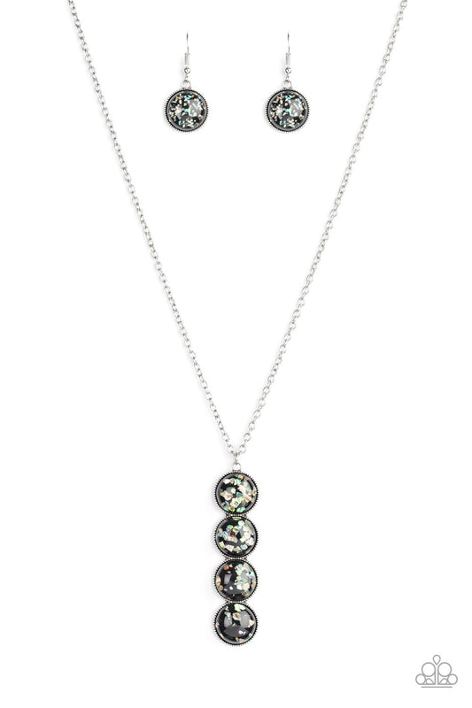 Paparazzi Accessories-Confetti and Cocktails Black Necklace Set