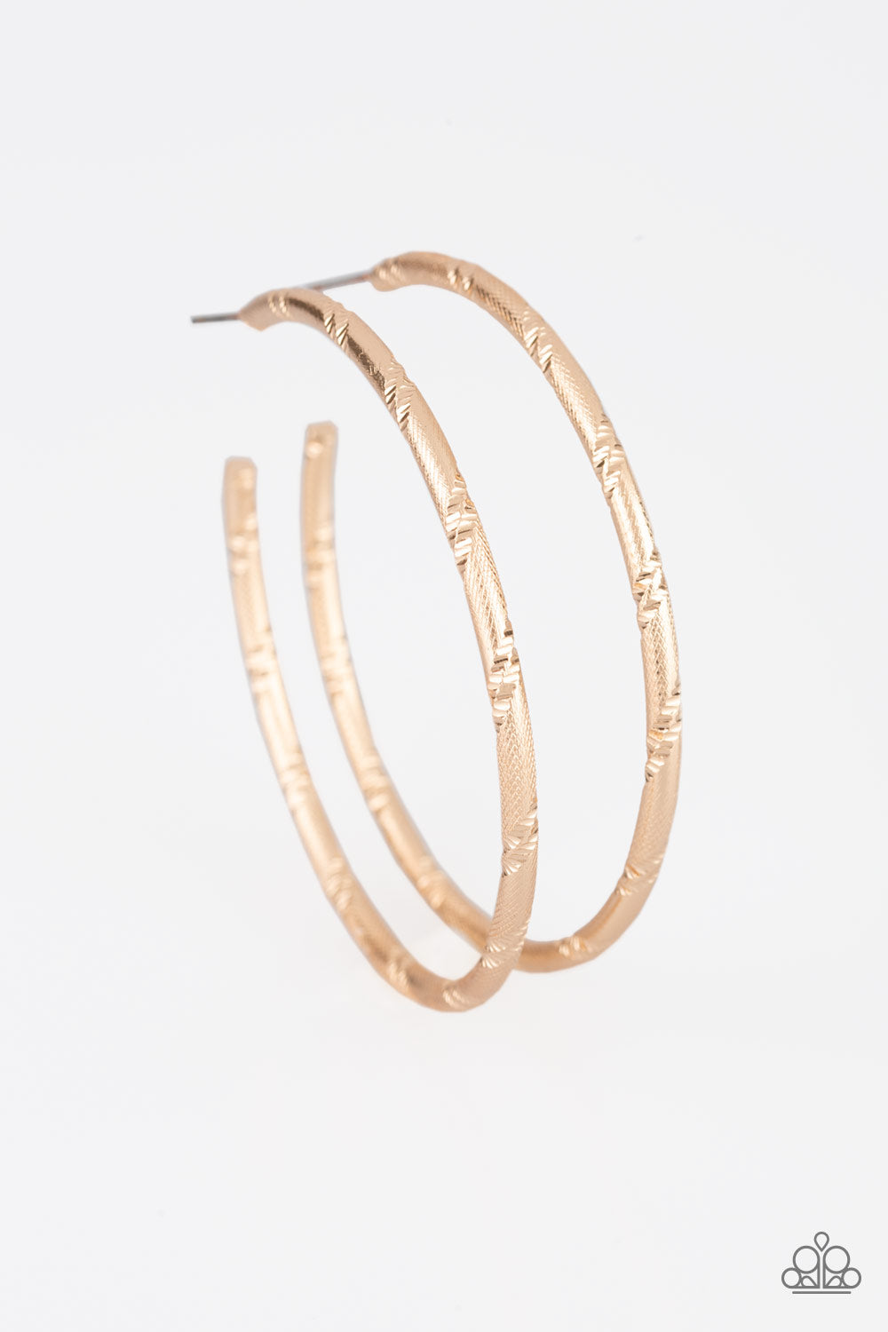 Paparazzi Accessories-A Double Take Gold Earrings