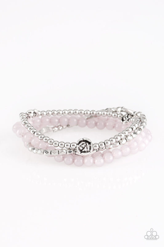 Paparazzi Accessories-Blooming Buttercups Silver Bracelets