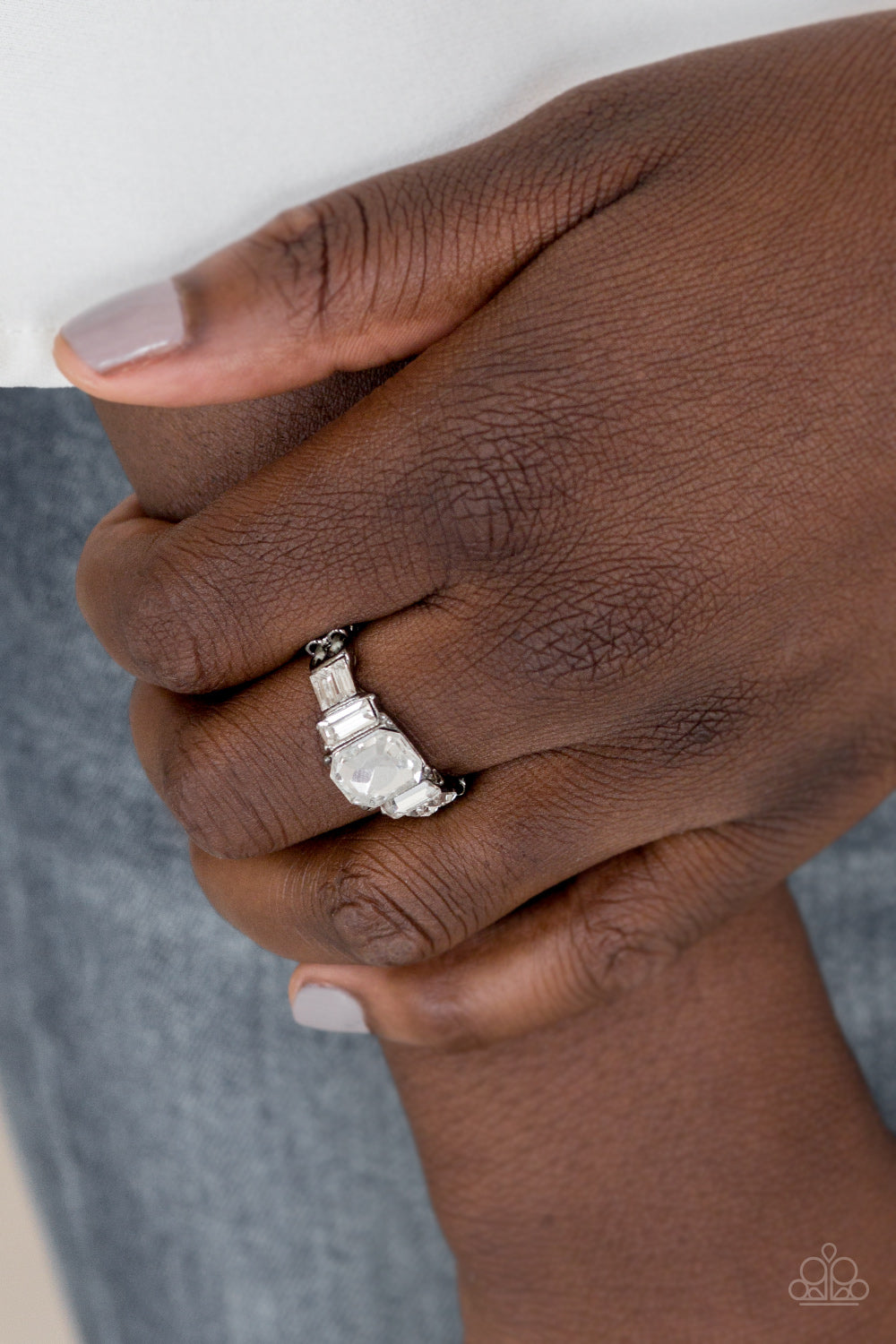 Paparazzi Accessories-Born To Rule Black Ring