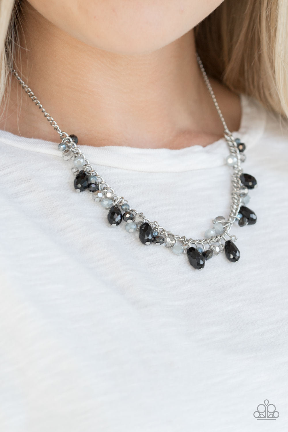 Paparazzi Accessories-Courageously Catwalk Multi Opaque Necklace Set