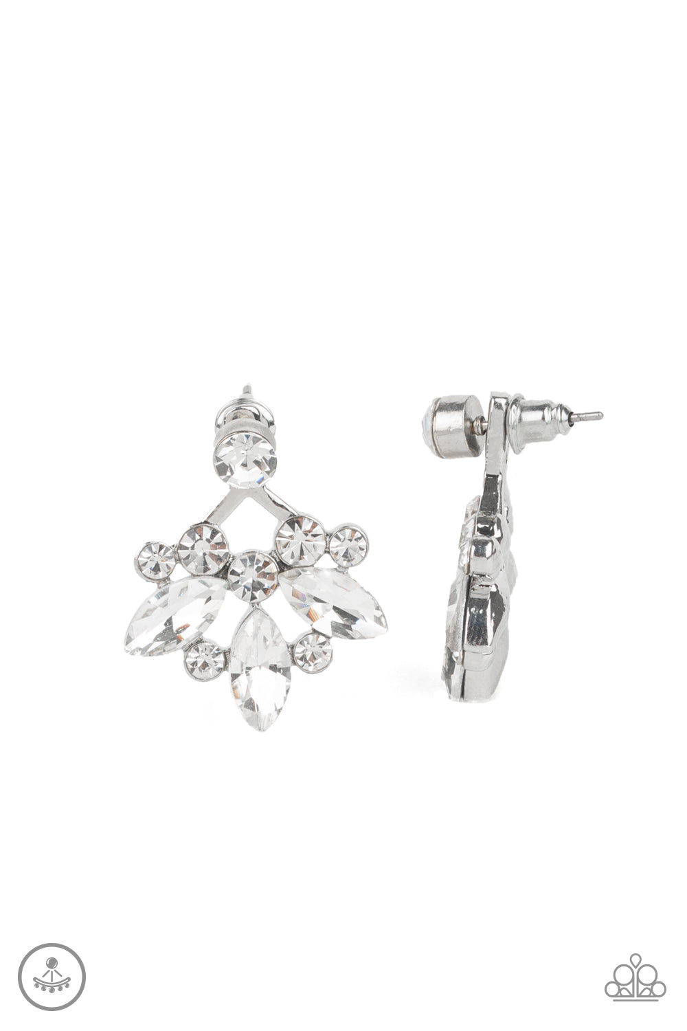 Paparazzi Accessories-Crystal Constellations Earrings