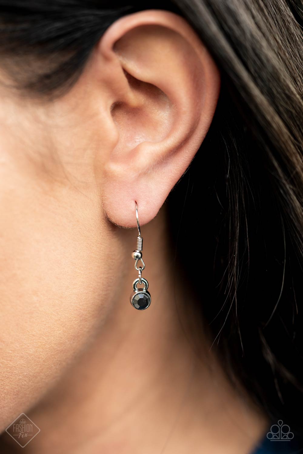 Paparazzi Accessories-Dizzy With Desire Silver/Hematite Necklace Set