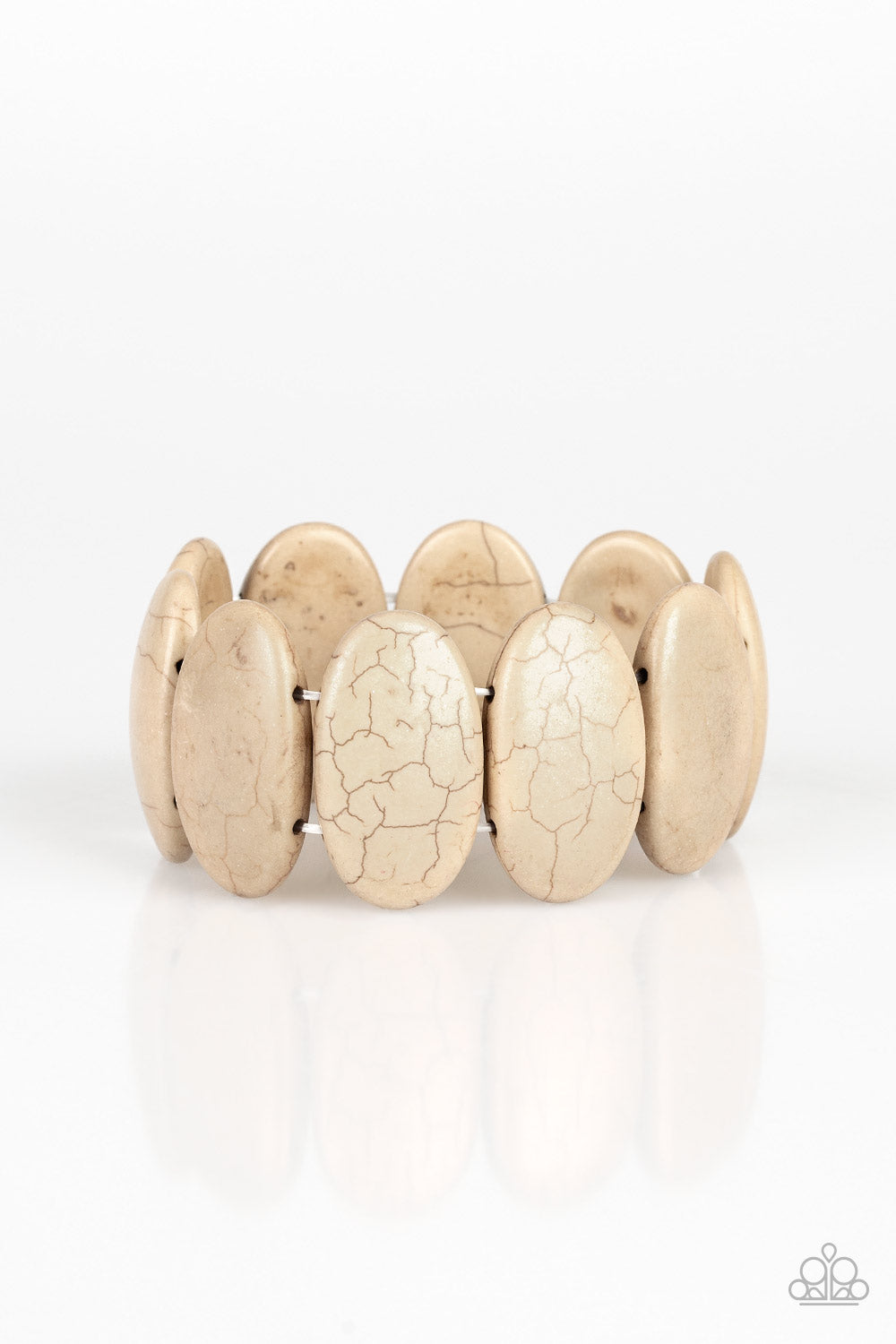 Paparazzi Accessories-Dramatically Nomadic Brown Bracelet