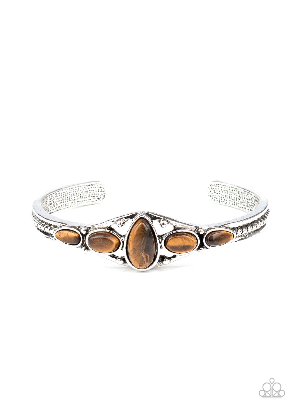 Paparazzi Accessories-Dream Beam Brown Tiger's Eye Bracelet