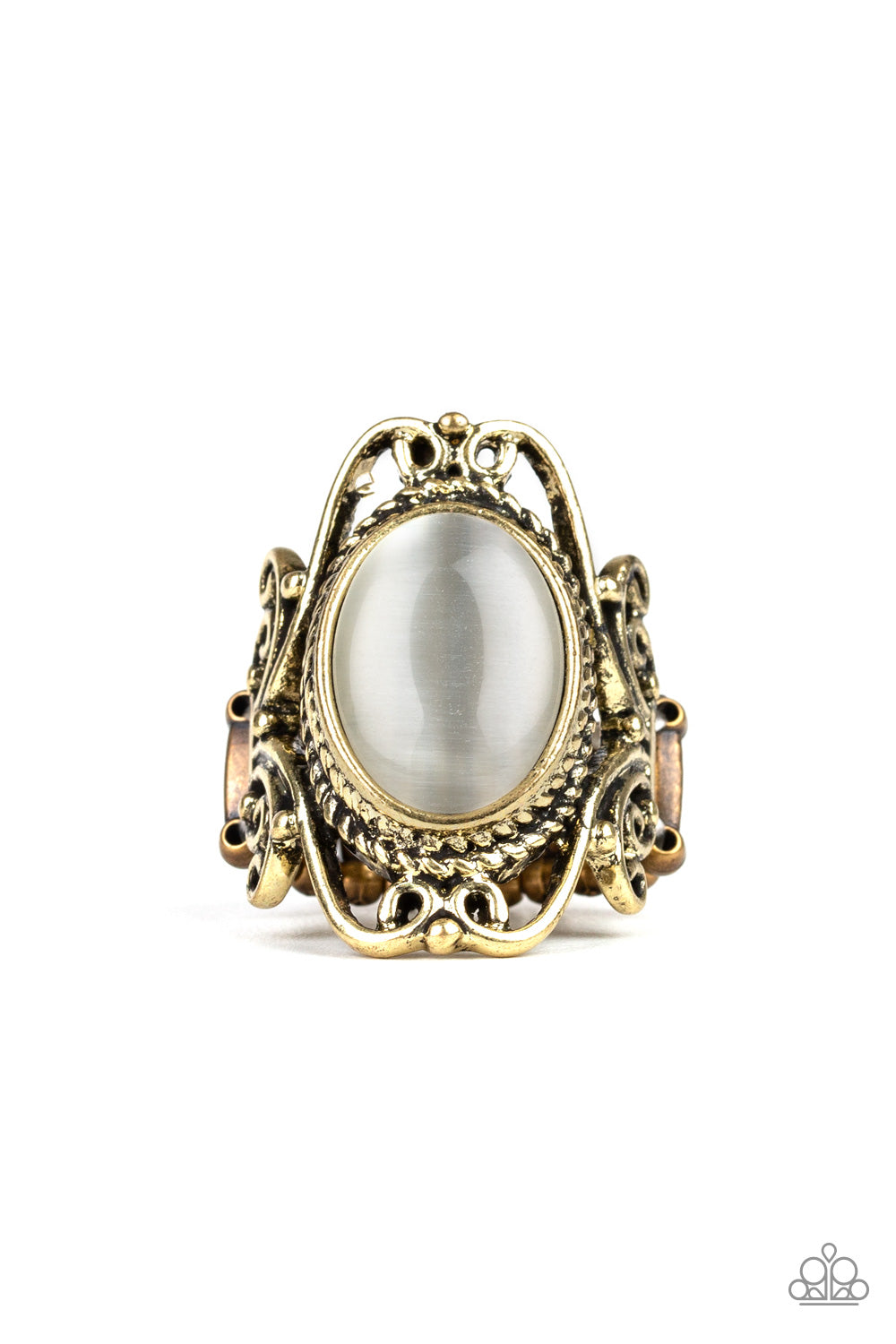 Paparazzi Accessories-Fairytale Flair Brass Ring