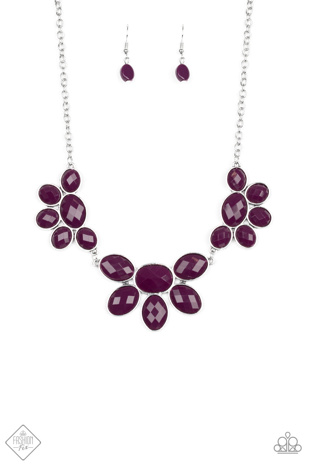 Paparazzi Accessories-Flair Affair Purple Necklace Set
