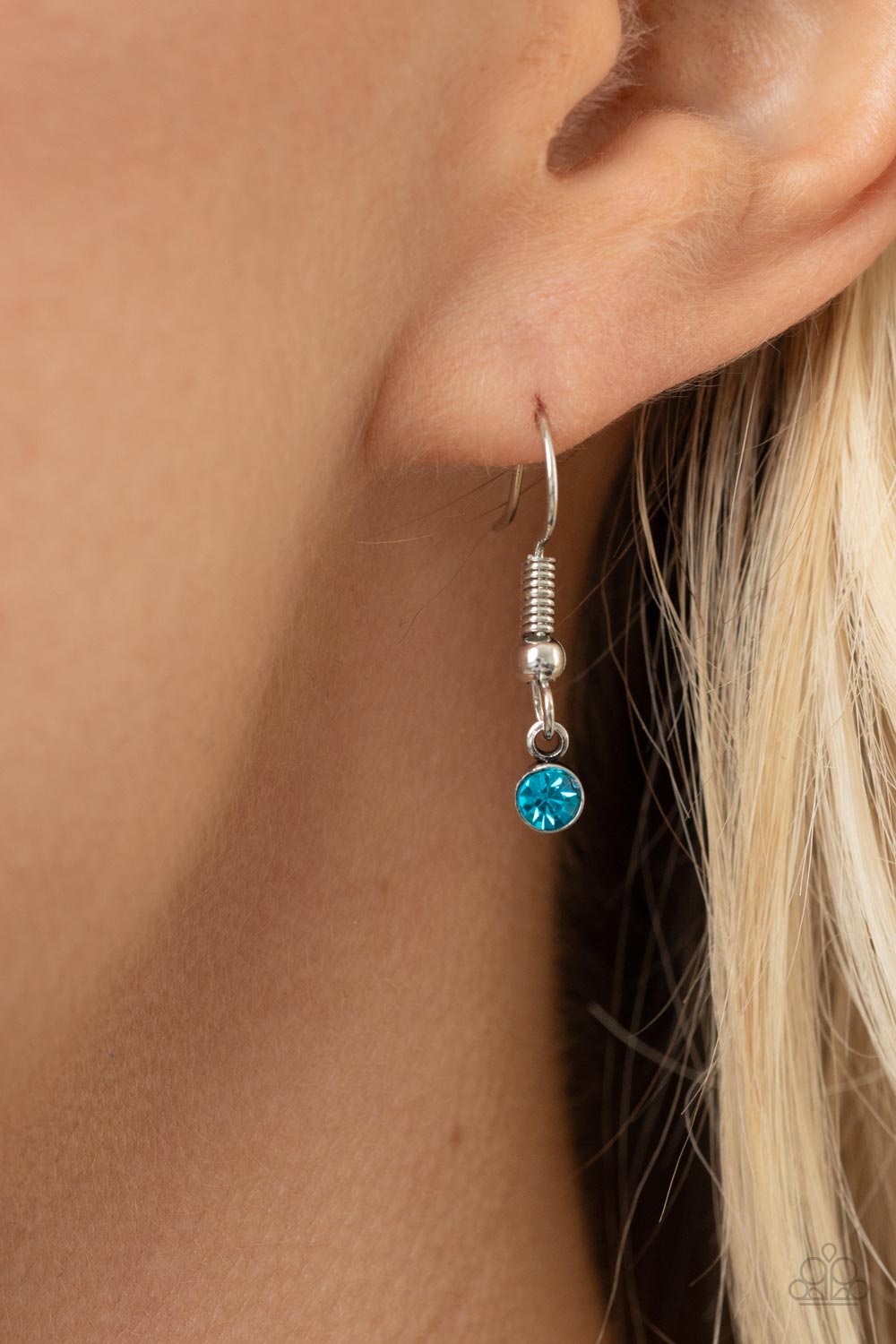 Paparazzi Accessories-Maternal Blessings Blue Inscribed Necklace Set