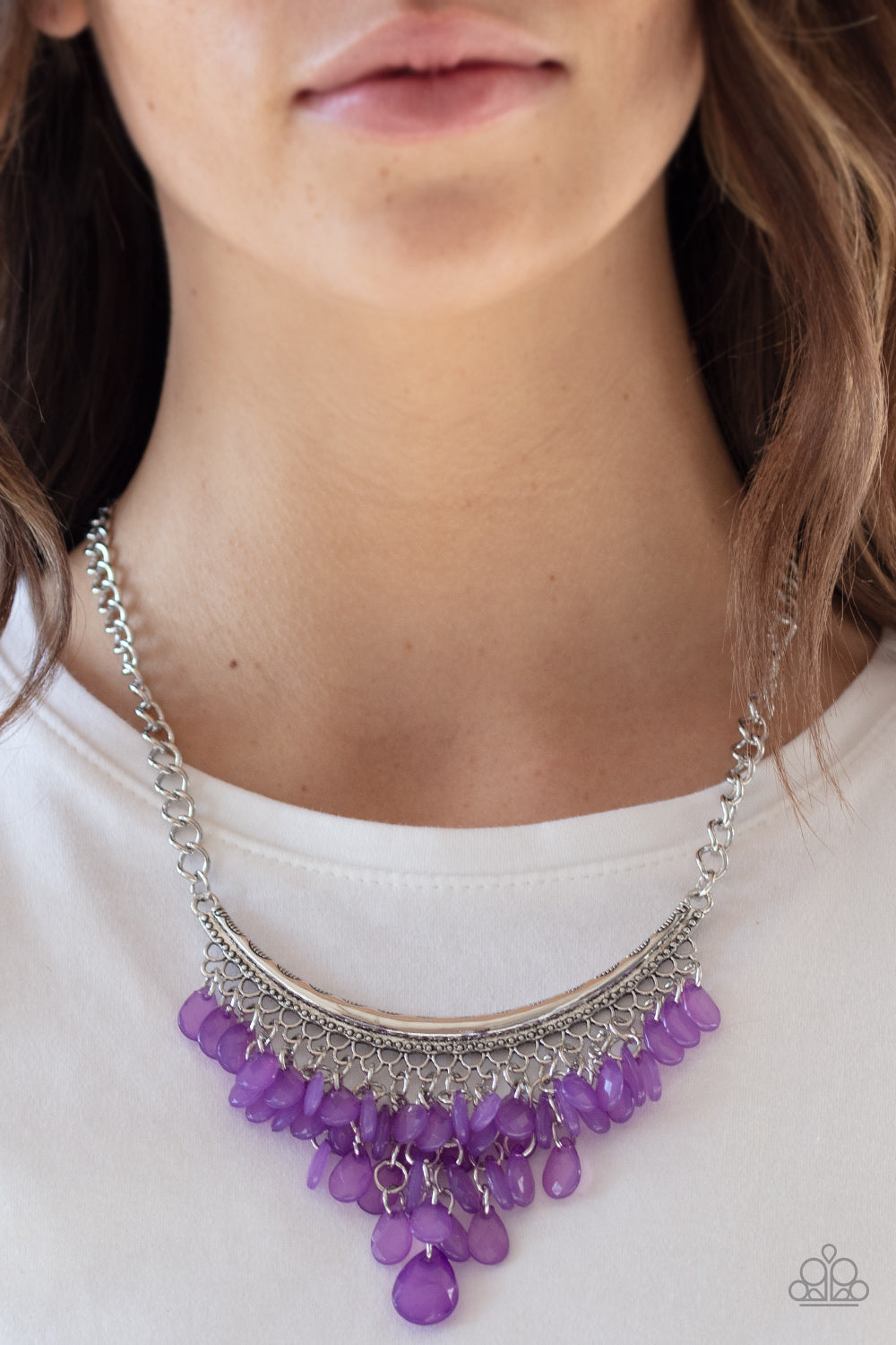 Paparazzi Accessories-Rio Rainfall Purple Necklace Set