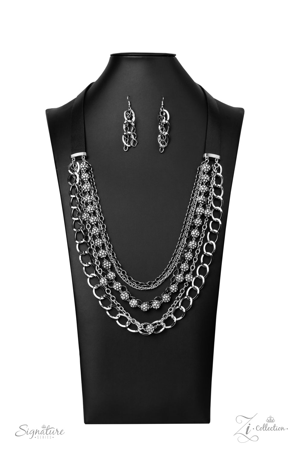 Paparazzi Accessories-The Arlingto Signature ZI Collection Necklace Set