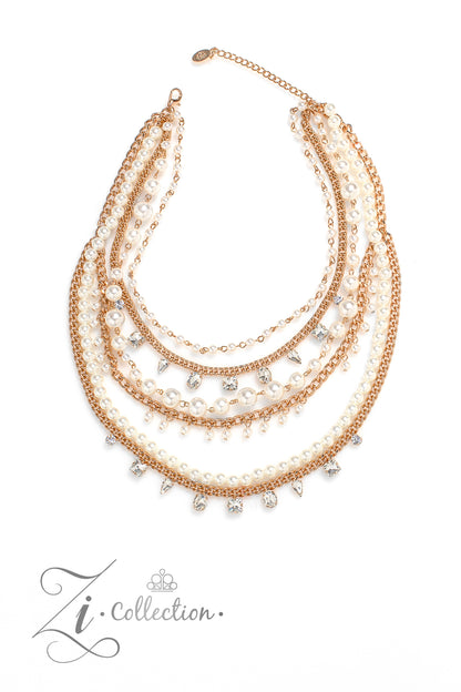Paparazzi Accessories-Aristocratic Gold Luminous 2023 ZI Signature Series