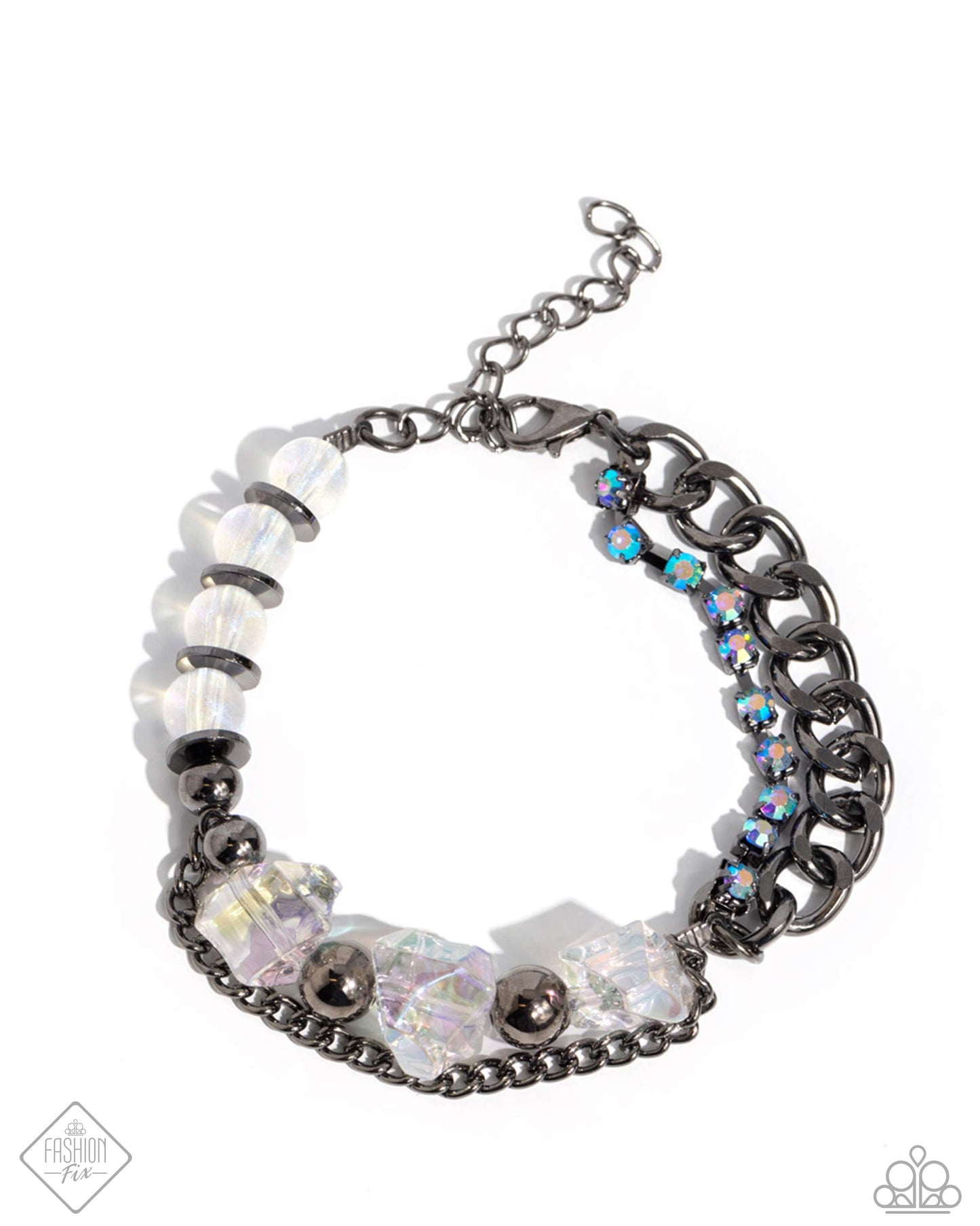 Paparazzi Accessories-Commanding Capability Blue FF Bead Bracelet