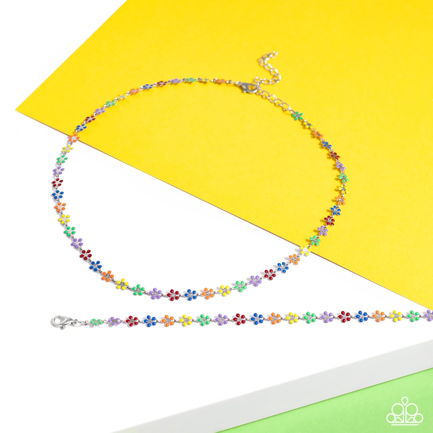 Paparazzi Accessories-Courting Flowers Multi Dainty Petal Bracelet