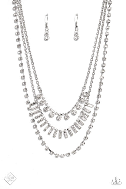 Paparazzi Accessories-Dripping In Stardust April 2023 FF Necklace Set