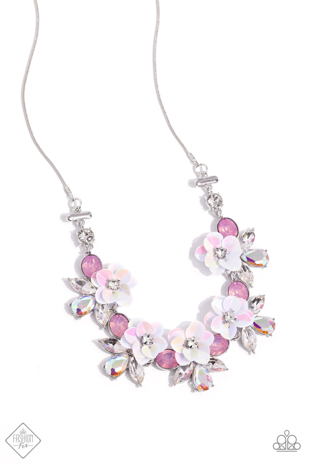 Paparazzi Accessories-Ethereally Enamored Multi Sept. 2023 FF Necklace Set