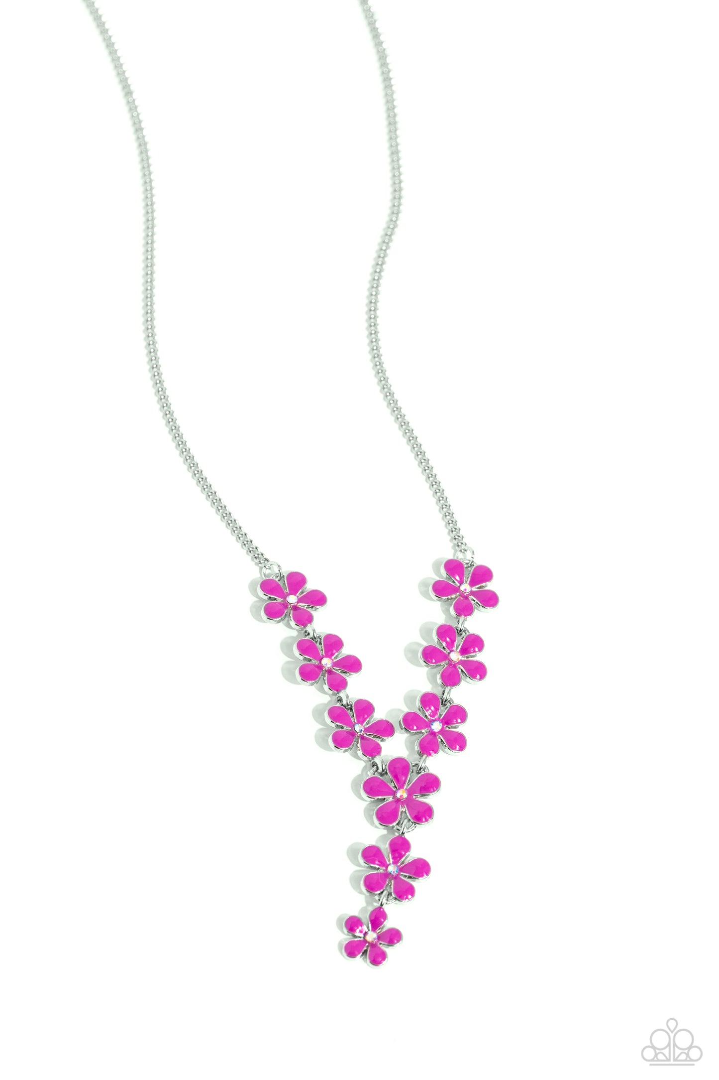 Paparazzi Accessories Flowering Feature Multi Rhinestone Necklace Set