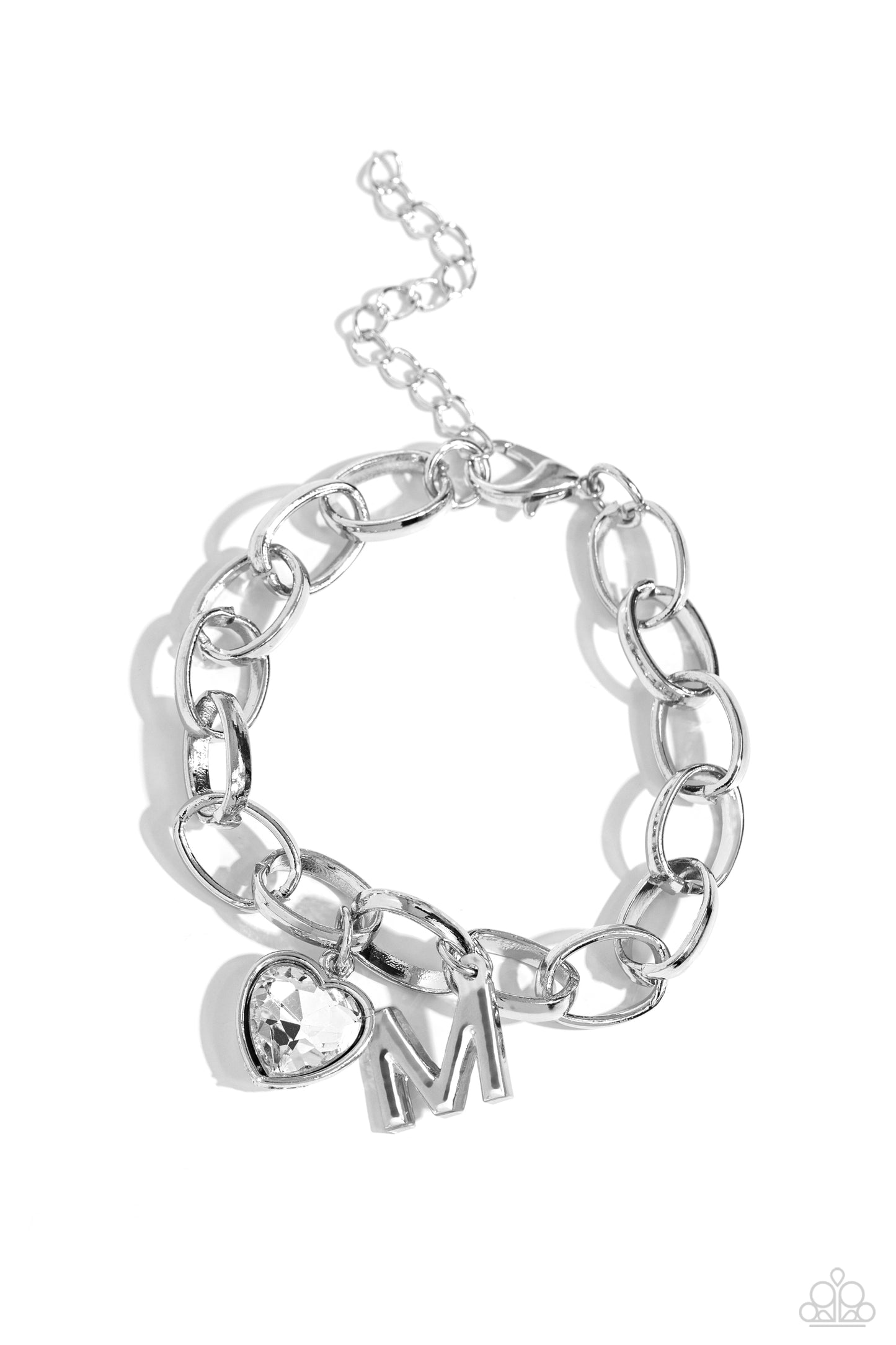 Paparazzi Accessories-Guess Now Its INITIAL C,D,J, M,T,S, Charm Bracelet