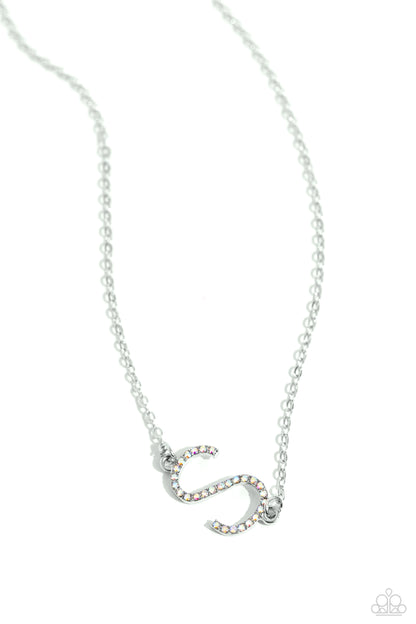 Paparazzi Accessories-INITIALLY Yours Multi Letter S Necklace Set