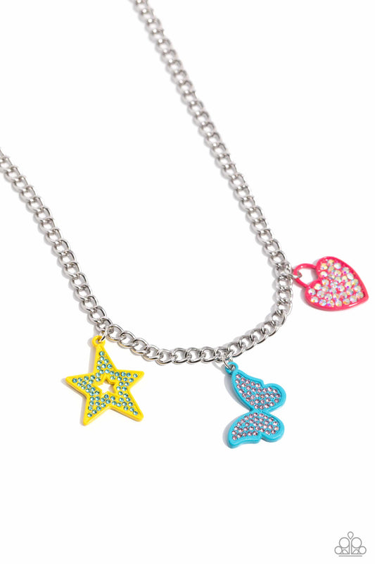 Paparazzi Accessories-Sensational Shapes Multi LOP Necklace Set