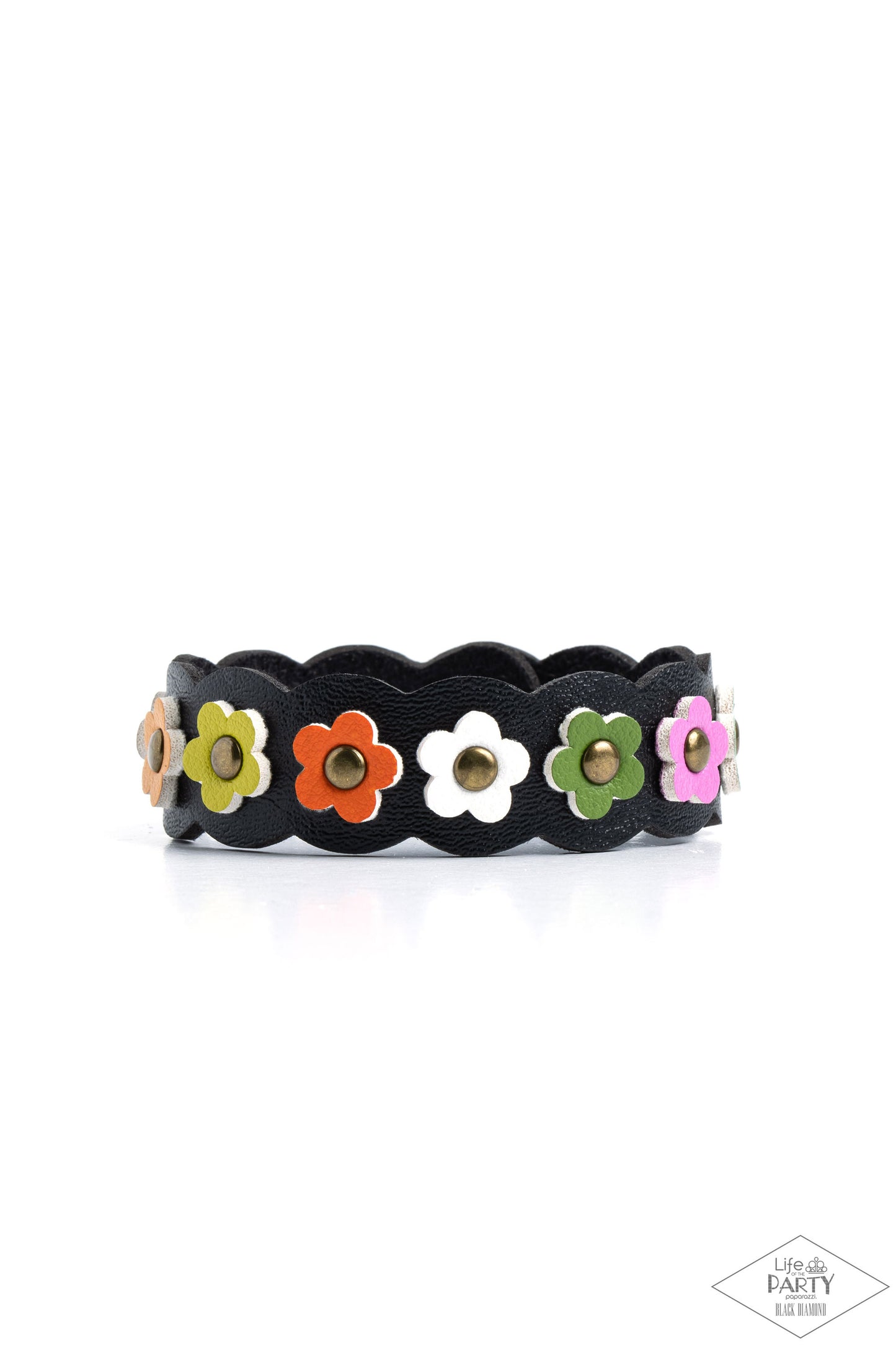 Paparazzi Accessories-Little Miss Sunshine Multi Daisy Band Bracelet