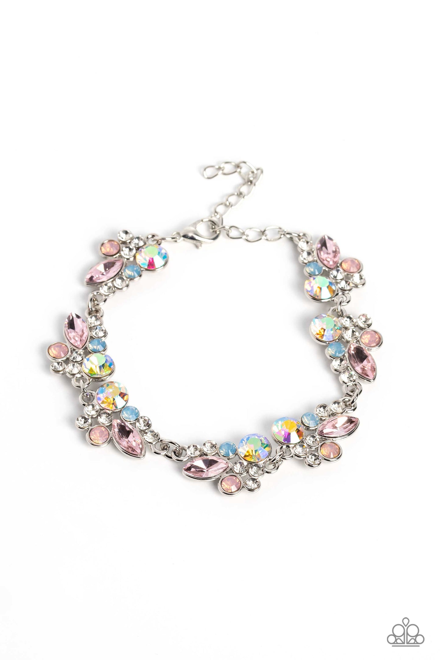 Paparazzi Accessories-Poolside Perfection Multi Iridescent Bracelet