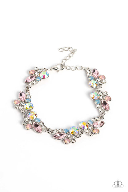 Paparazzi Accessories-Poolside Perfection Multi Iridescent Bracelet