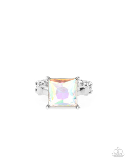 Paparazzi Accessories-Ready For My Coronation Iridescent Princess Ring