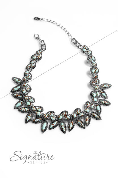 Paparazzi Accessories-The April 2023 ZI Signature Necklace Set