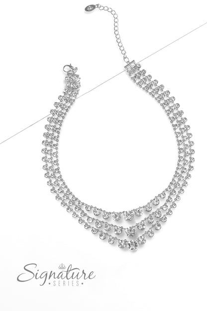 Paparazzi Accessories-The Dana 2023 ZI Signature Necklace Set