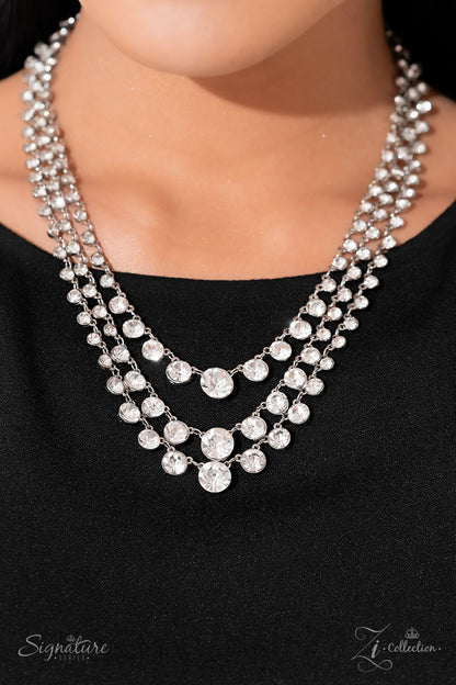 Paparazzi Accessories-The Dana 2023 ZI Signature Necklace Set