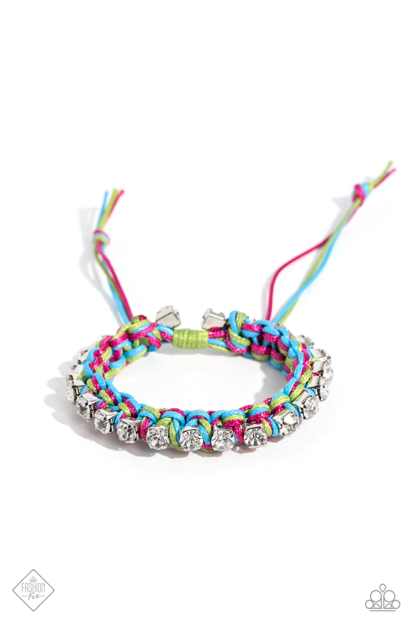 Paparazzi Accessories-The Next Big STRING Blue Sept. 2023 FF Bracelet