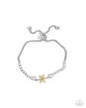 Paparazzi Accessories-Dainty Delivery Yellow Flower Stud Bracelet