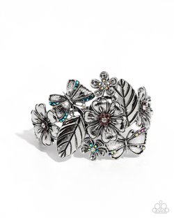 Paparazzi Accessories-Harmonious Heiress Iridescent Rhinestone Bracelet