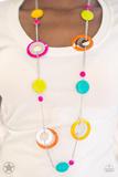 Paparazzi Accessories-Kaleidoscopically Captivating Multi Acrylic Necklace Set