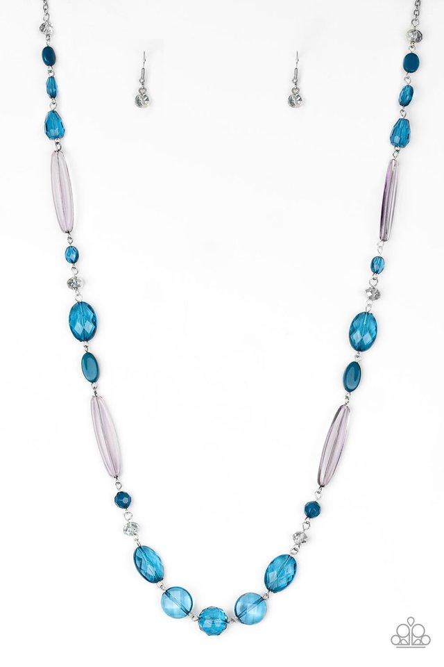 Paparazzi Accessories-Quite Quintessence Blue Necklace Set