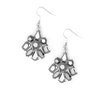 Paparazzi Accessories-Fiercely Famous Silver Earrings