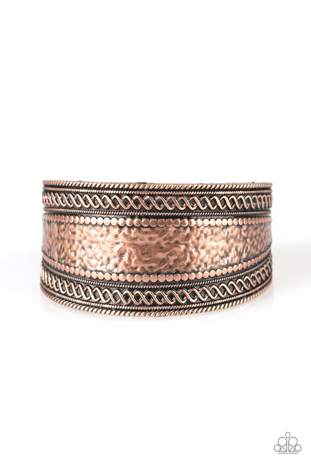 Paparazzi Accessories-Adobe Adventure Copper Bracelet