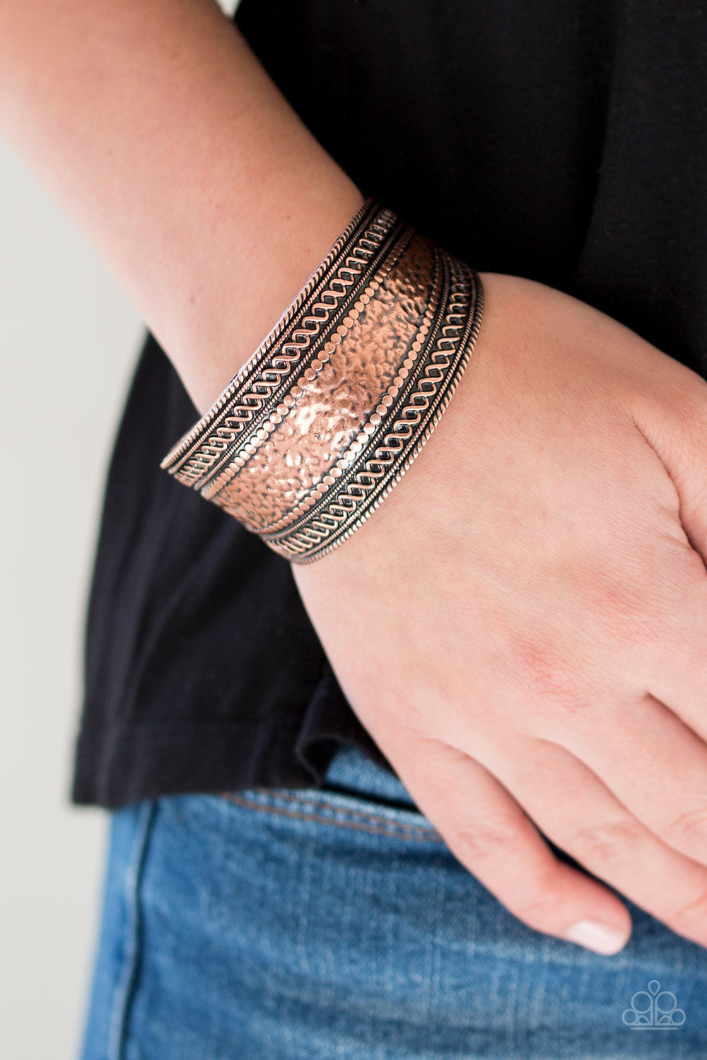 Paparazzi Accessories-Adobe Adventure Copper Bracelet