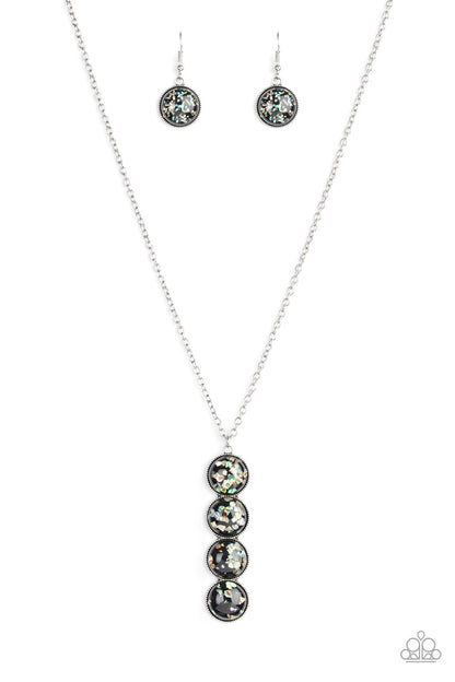 Paparazzi Accessories-Confetti and Cocktails Black Necklace Set