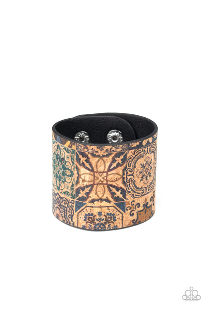 Paparazzi Accessories-Cork Culture Multi Cork Bracelet